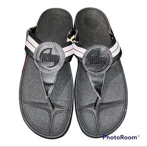 NEW Black Fitflops Walkstar Sandals